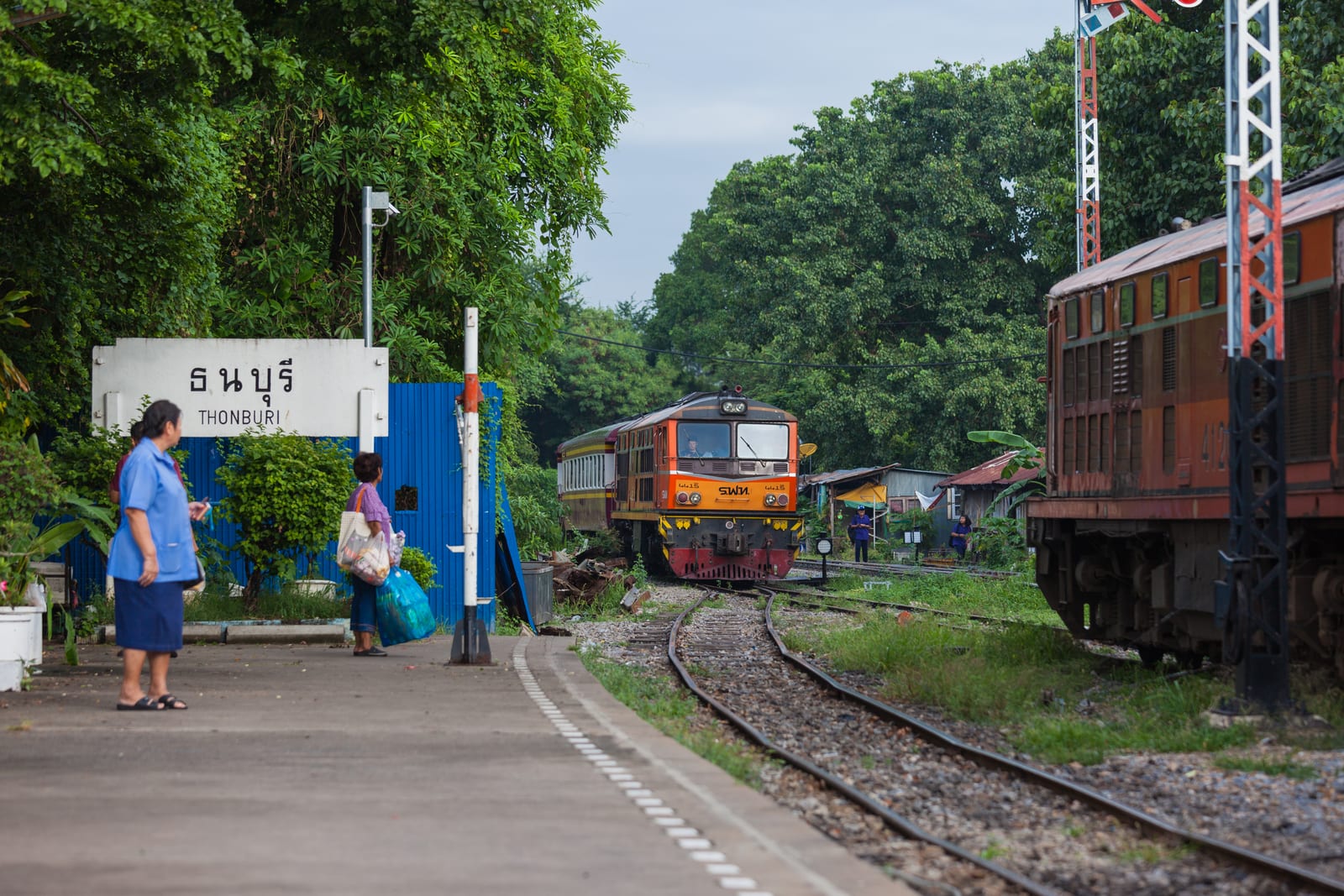 Thonburi - scooter rental area in Bangkok